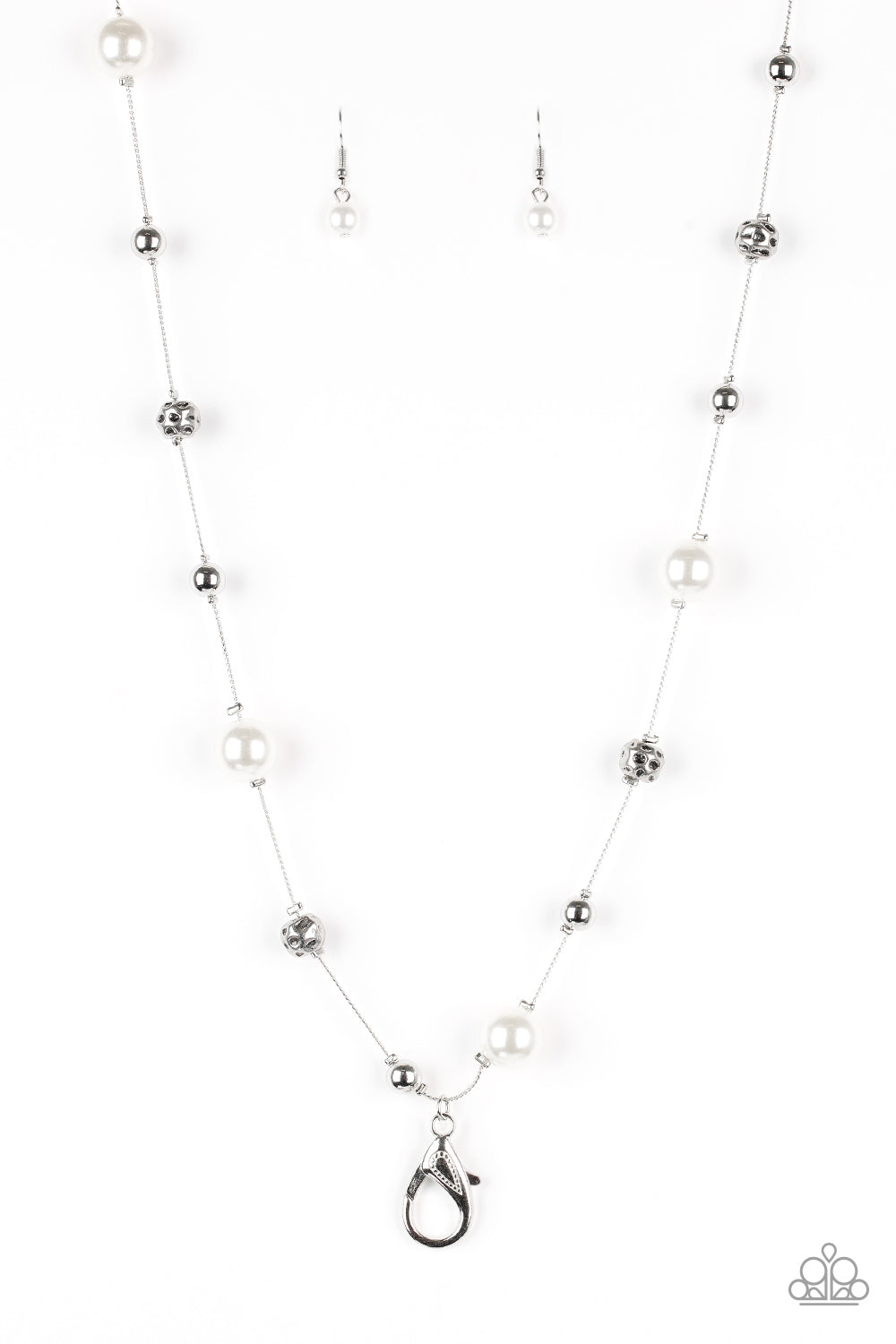 Eloquently Eloquent - White Lanyard