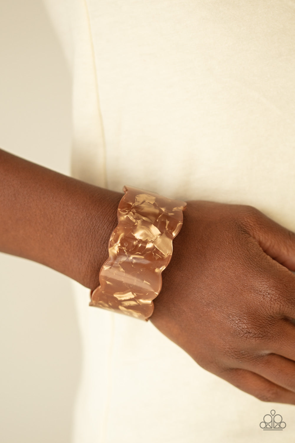 Retro Ruffle-Brown