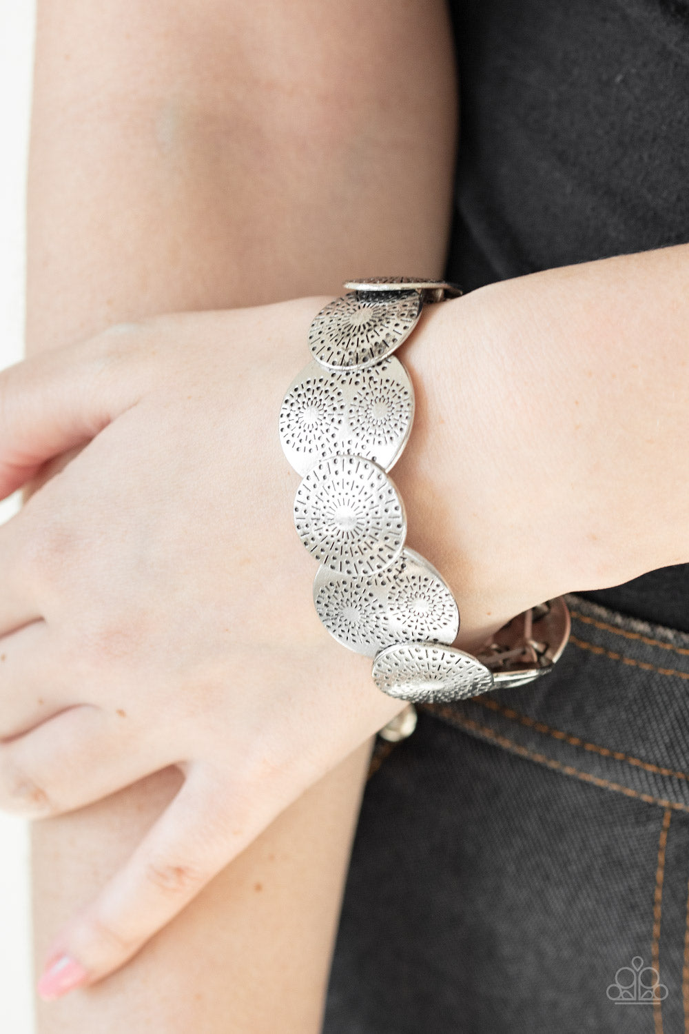 Pleasantly Posy-Silver