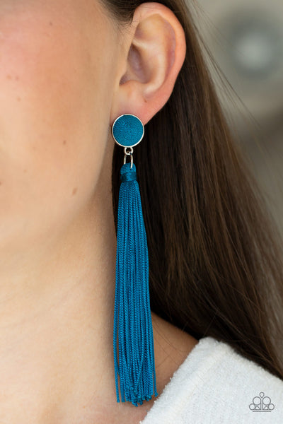 Tightrope Tassel-Blue