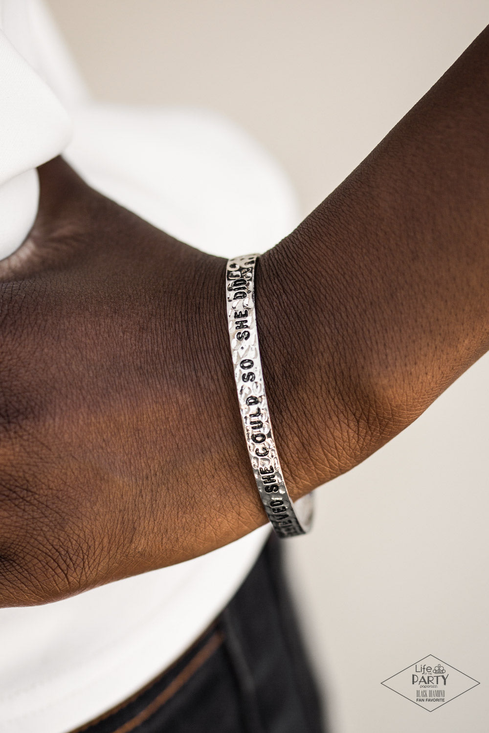 She Believed She Could-Silver