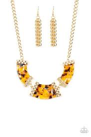 HAUTE-Blooded - Yellow Necklace