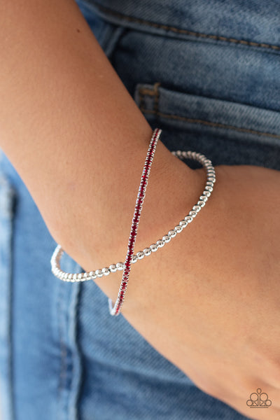 Chicly Crisscrossed- Red