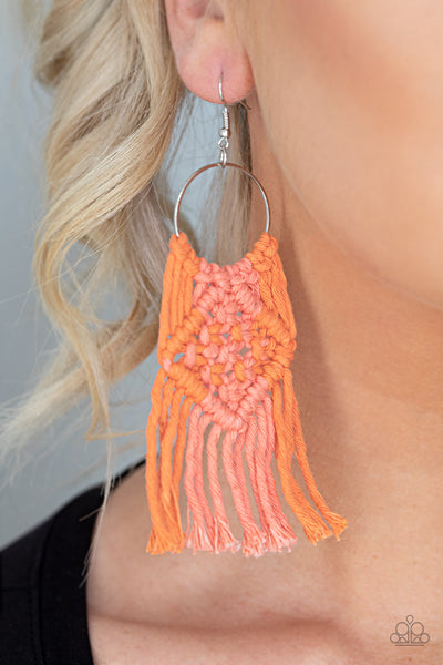 Macrame Rainbow- Orange