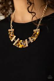 HAUTE-Blooded - Yellow Necklace