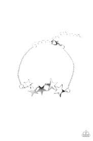 Rising Starlet Necklace and Bracelet Set - White
