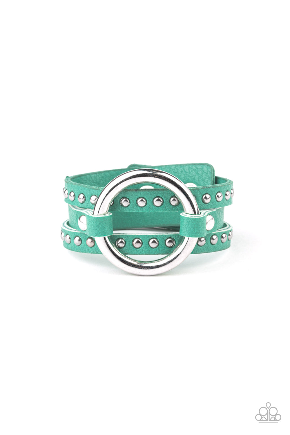 Studded Statement-Maker- Green