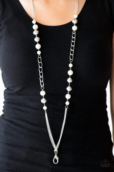 Uptown Talker (Lanyard) - White