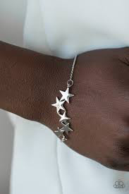 Rising Starlet Necklace and Bracelet Set - White