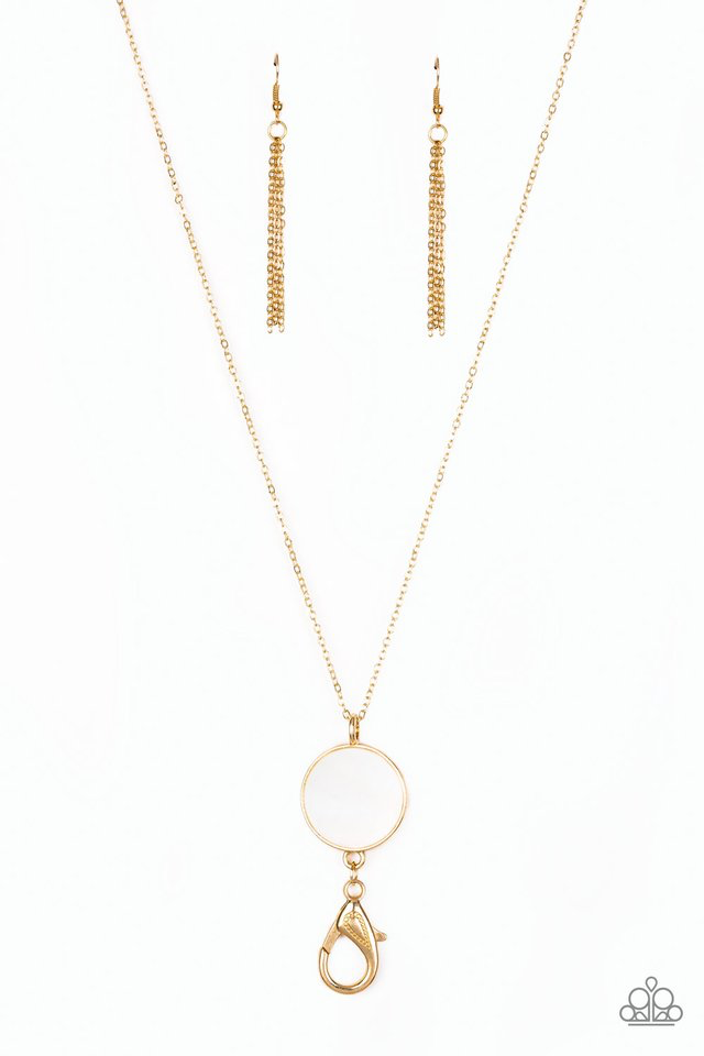 Shimmering Seashores - Gold Lanyard